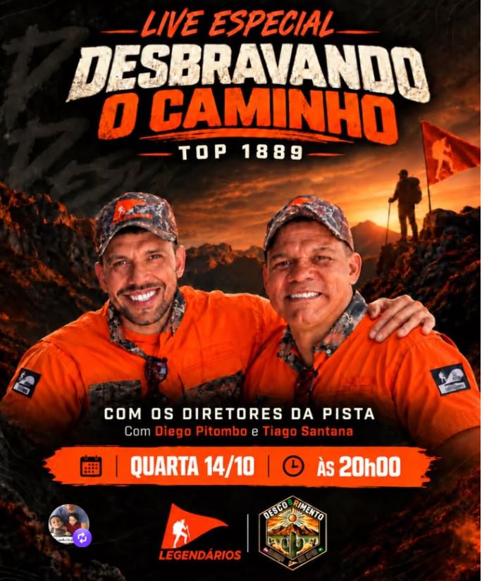 Dois integrantes dos Legendários juntos, com os uniformes do movimento